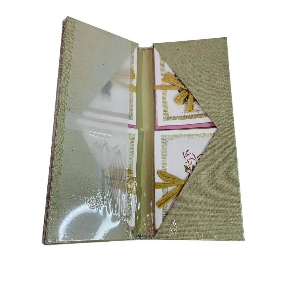 Book of Notes Botanicals New 24 Note Cards and Envelopes 4 Designs